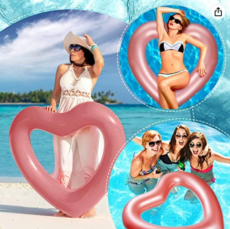 В наличии в форме сердца плавательное кольцо оптом сетка Красное любовное плавательное кольцо в форме сердца блестки плавательное кольцо подмышки кольцо плавающая кровать оптом