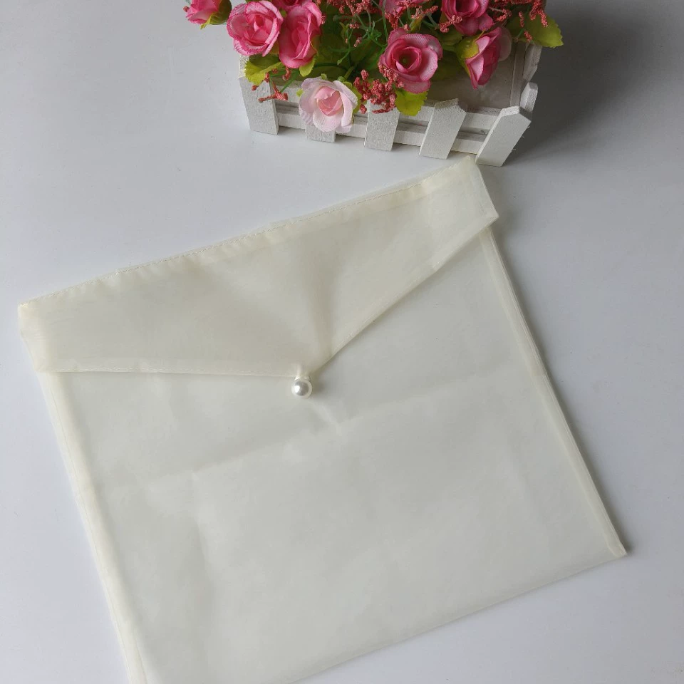 Сплошной цвет раскладушки конверт марлевый мешок Китайский ветер жемчуг пряжка