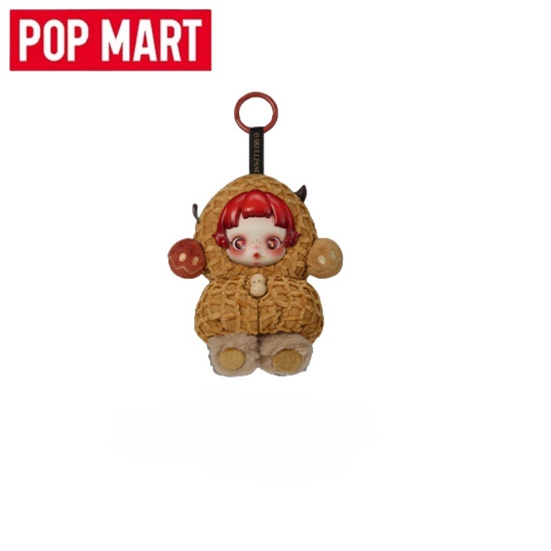 POPMARTSKULLPANDA不眠剧场搪胶毛绒挂件SP光织园盲盒|undefined