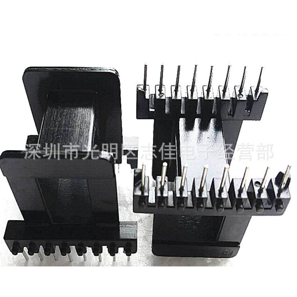 EE4220电源磁芯骨架EE4220变压器磁芯骨架卧式8+8针T4220配套