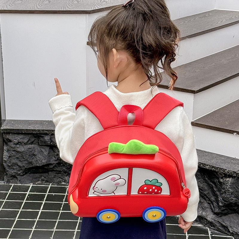 Nuevo lindo cartón de dibujos animados mochila de niños mochila de cáscara dura 3 - 6 años mochila de bebé ligera mochila de jardín de infantes