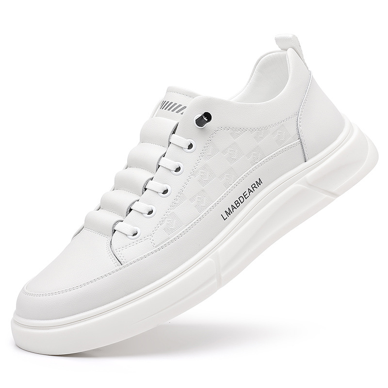 Zapatos blancos de verano para hombres zapatos de skate transpirables para hombres zapatos deportivos de moda zapatos casuales para hombres al por mayor