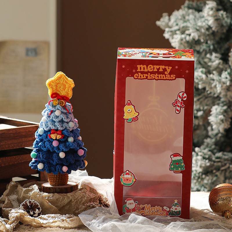 クリスマスデコレーション、雰囲気シーンレイアウト、小さなオーナメント、クリスマスツリーデコレーション、ミニデスクトップかぎ針編みのクロスボーダー専用|undefined