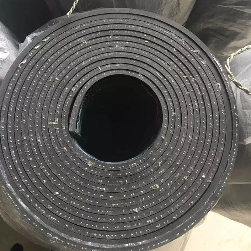 加尼龙布黑色橡胶板3mm5mmEP布抗磨胶板抗撕裂丁晴耐油夹布橡胶皮