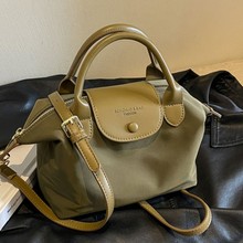 大容量防水手提托特包饺子包包女士2024新款尼龙布轻便单肩斜挎包