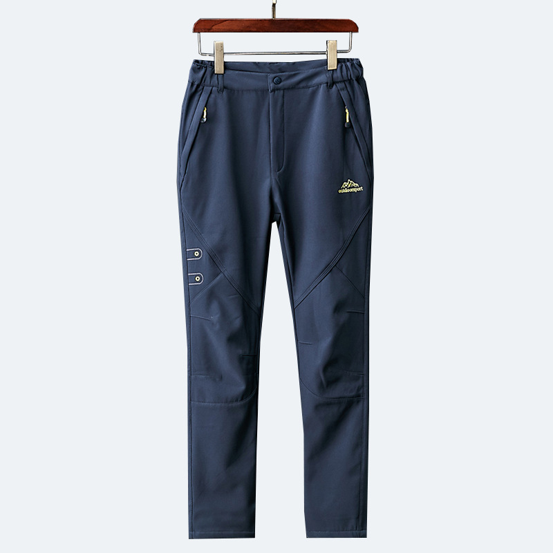 凯施卡户外加厚男款冲锋裤 保暖防水护膝防风