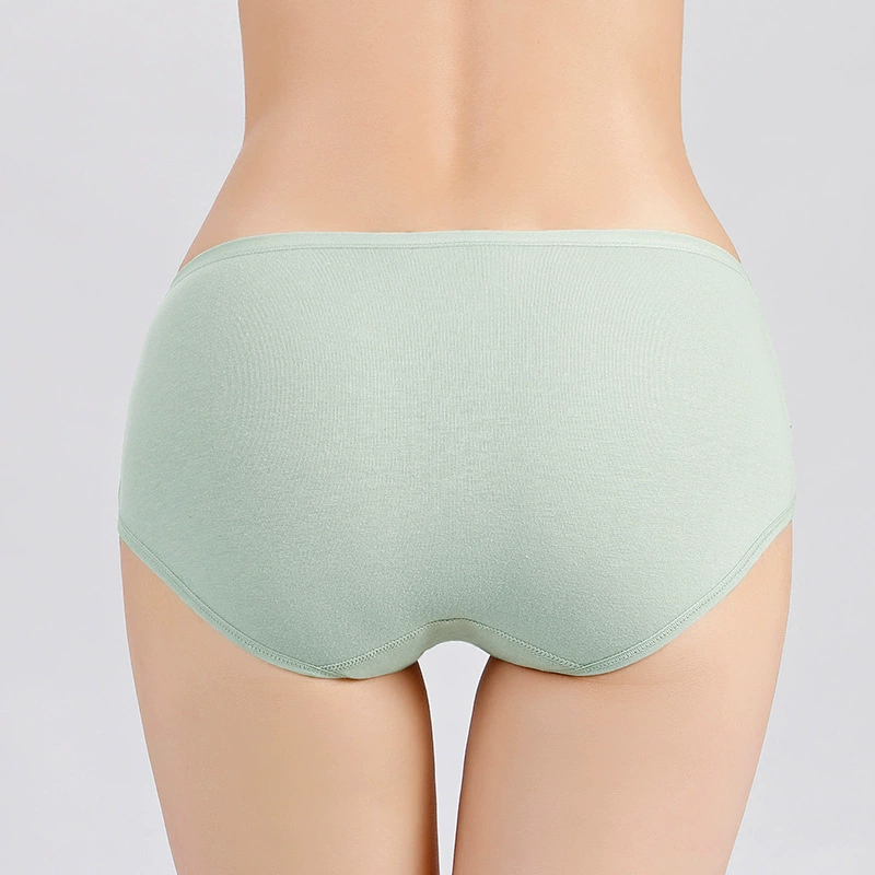 Underwear for students, breathable pants, mid rise