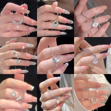 项链女款小众高级感轻奢设计ins蝴蝶2024新款时尚爆款批发锁骨链