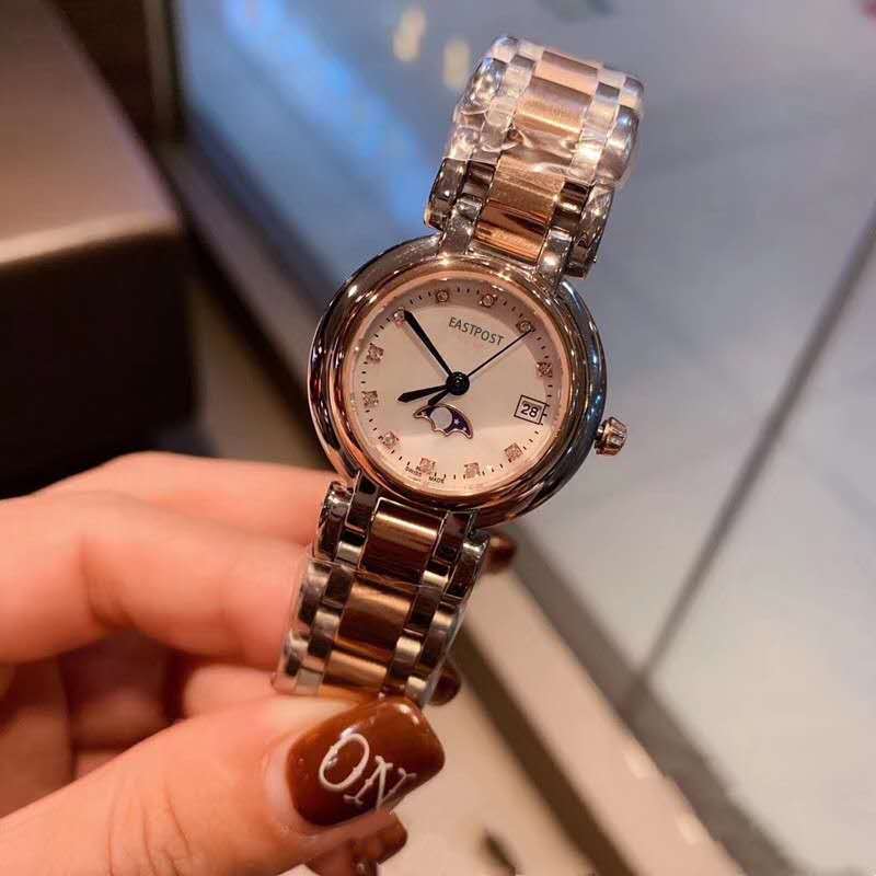 로즈 골드 쉘 다이아몬드 문 페이즈