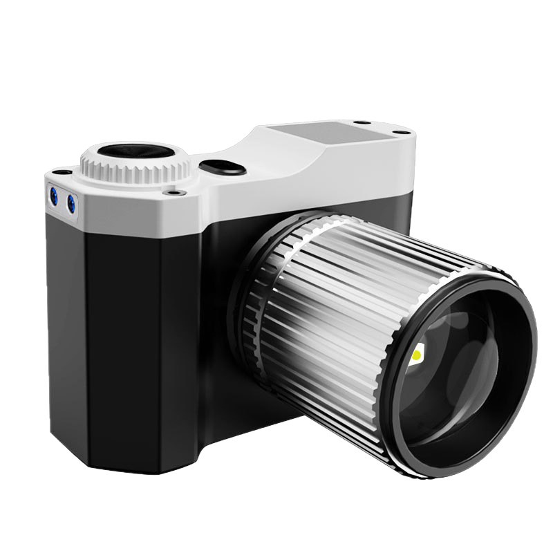 Transfronterizos láser blanco fuerte luz de luz doble litio de larga duración cabeza agitando inducción de zoom al aire libre teleproyección ultra brillante