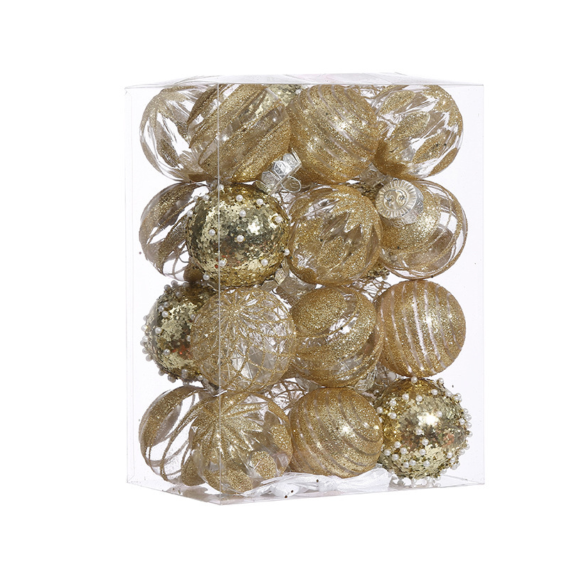 圣诞球圣诞树挂件6cm3圣诞球套装节日圣诞树挂件精品装饰品批发|undefined