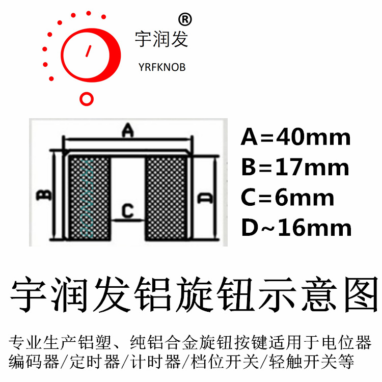 YRFKNOBƷ�ƹ�Ӧ�����������Ͻ���ť�⾶40��17��ɫ��λ����ť