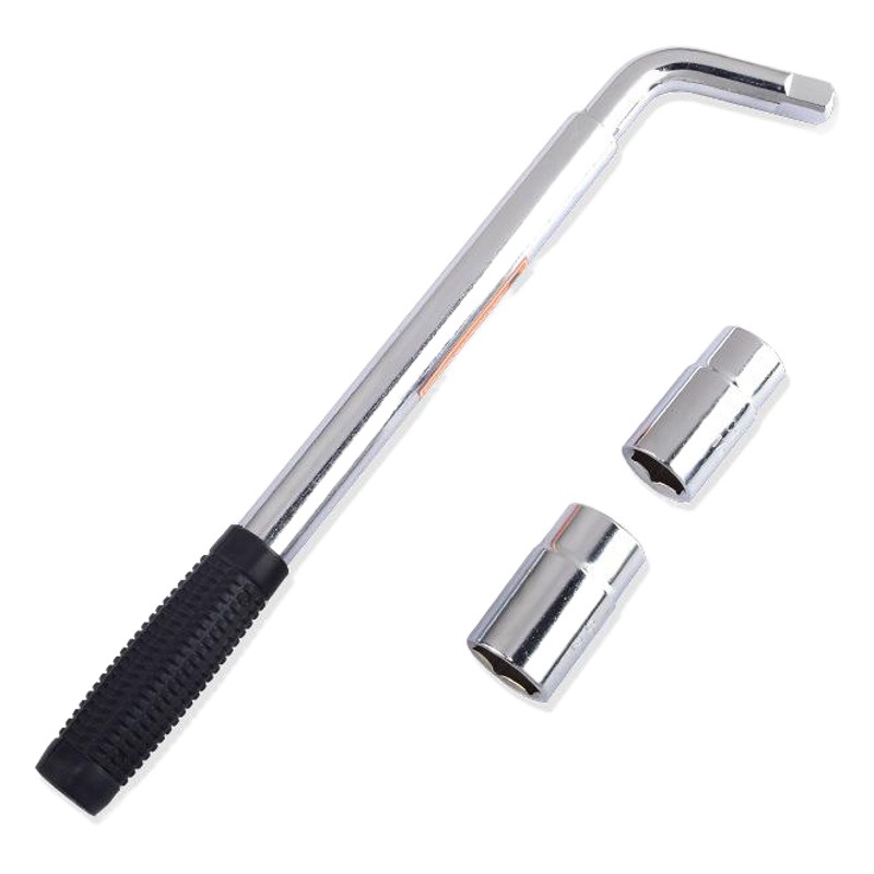 Llave de neumático Tipo L retráctil de ahorro de mano de obra llave de coche desmontaje llave de neumático herramienta de reparación de automóviles