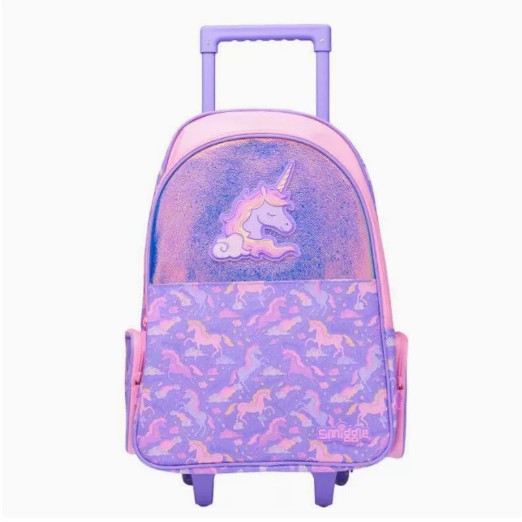 Mochila de tirón australiana de dibujos animados de gran capacidad, mochila de hombro para estudiantes de primaria y secundaria