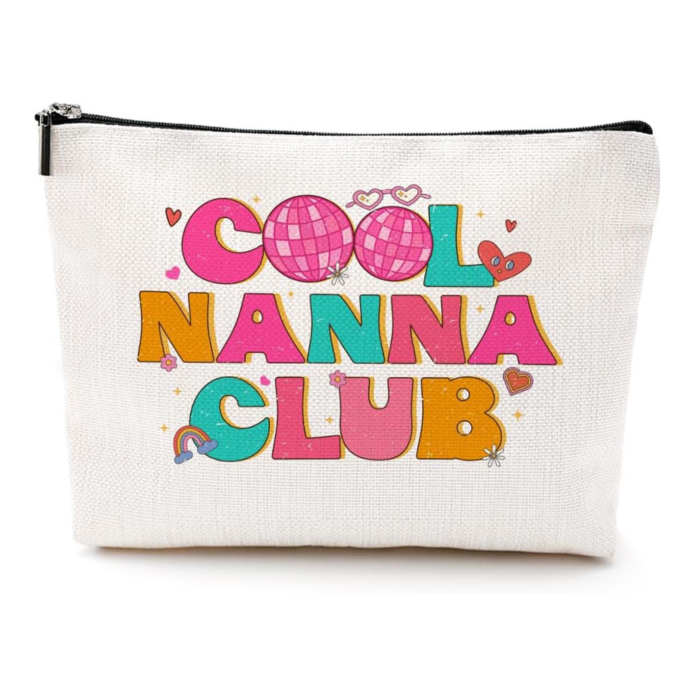 Bolsa de maquillaje de damas transfronteriza de Amazon NANA bolsas de maquillaje de patrón creativo bolsas de almacenamiento de lino bolsa de cremallera impermeable