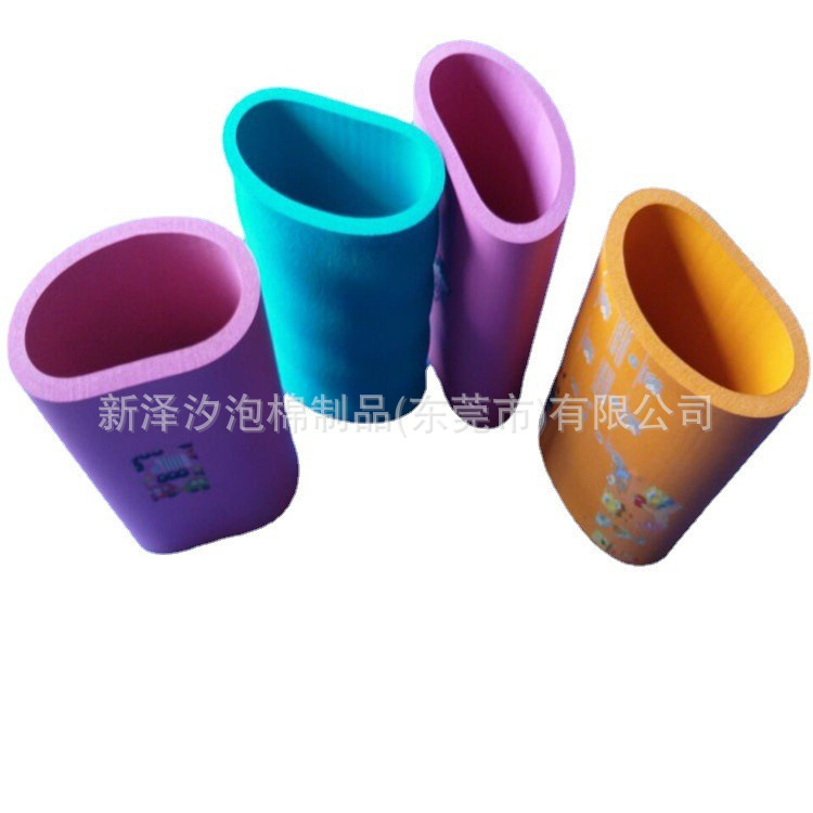 高密度NBR橡塑发泡管 防撞海绵套管高弹泡棉管 NBR橡塑发泡杯套其