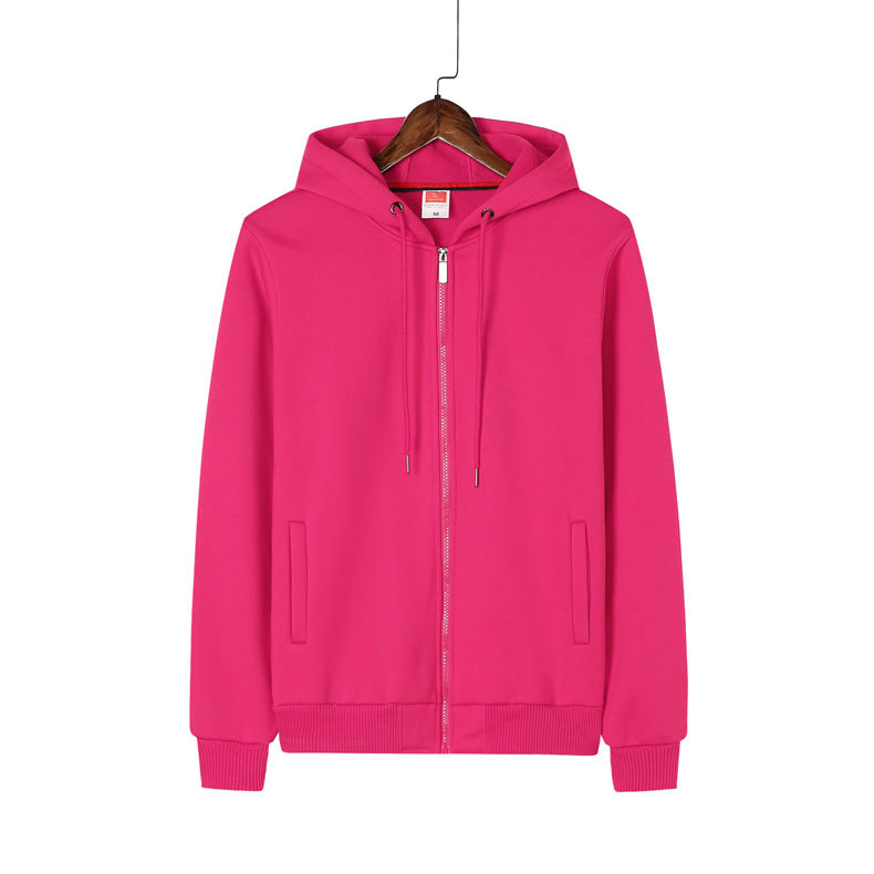 Sudadera con capucha y cremallera de lana de cordero, con logotipo bordado personalizado, uniforme para actividades de trabajo en equipo, uniforme para clases, camisa para actividades, hecha a medida.