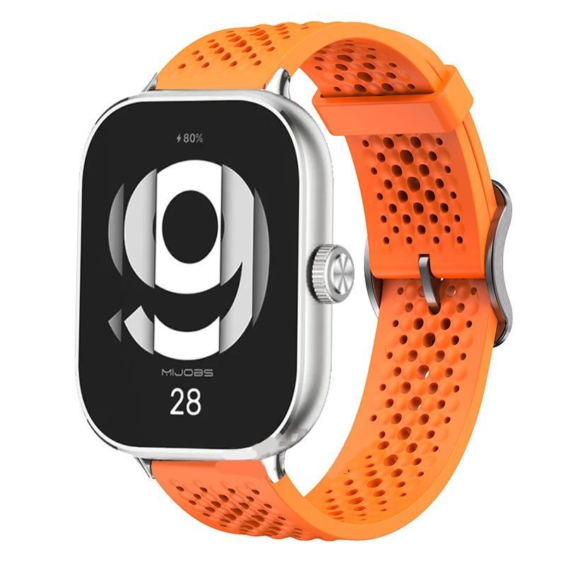 Suitable for Redmi Watch5/4 Watch with Sports Silicone Xiaomi Bracelet 9Pro Hole 8Pro Breathable Men and Women Summer