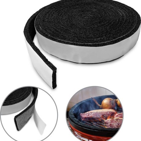 防火密封防撞条 单面背胶预氧丝密封条BBQ用隔热防火密封防撞条