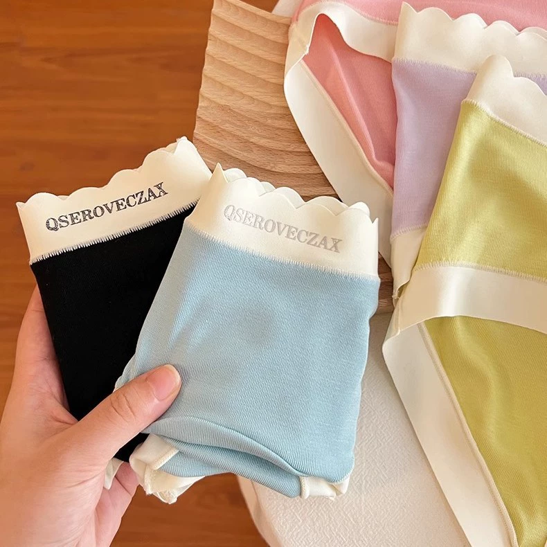 Летние антибактериальные дышащие трусы, комфортное белье, брюки, средняя посадка, плюс-сайз