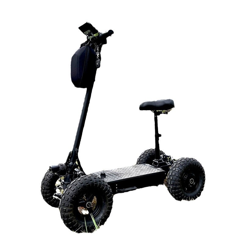 13 pulgadas fabricantes de neumáticos todoterreno de cuatro ruedas scooter eléctrico scooter de doble conducción coche de golf para personas mayores scooter