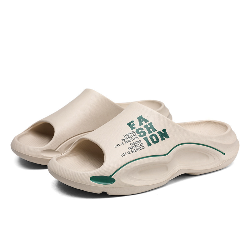 2024 nuevas zapatillas para hombres de verano tendencia de usar al aire libre sensación de mierda juvenil sandalias de playa de doble propósito