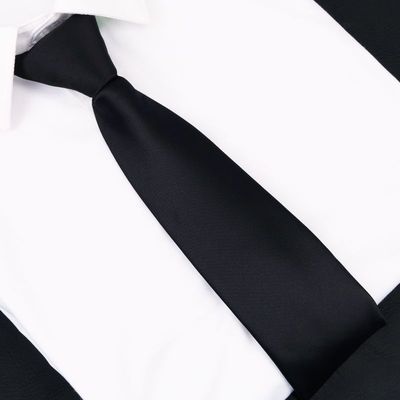 领带男免打结拉链款黑色学生正装韩版易拉得时尚保安上班百搭|ru