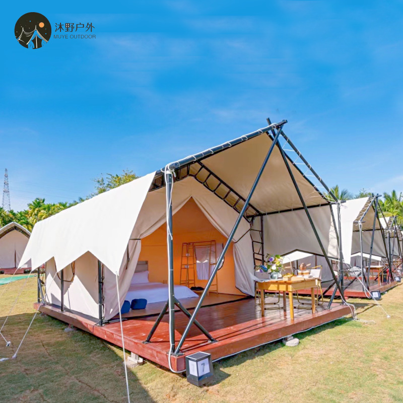 Muye camping al aire libre escénico hotel de lujo ligero tienda de campaña pequeña tienda de campaña camping en línea camping hotel de tienda