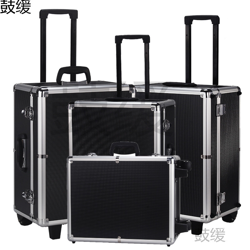 拉杆工具箱滚轮式航空设备仪器箱音响展会箱运输箱铝合金箱子
