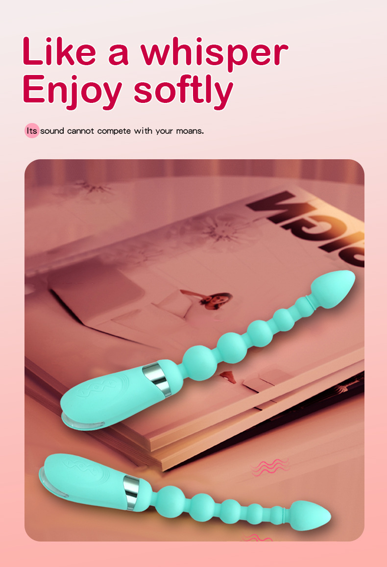 10-Frequency Vibrating Anal Plug, Silicone Prostate Massager, Purple Adult Toy — detail image 9