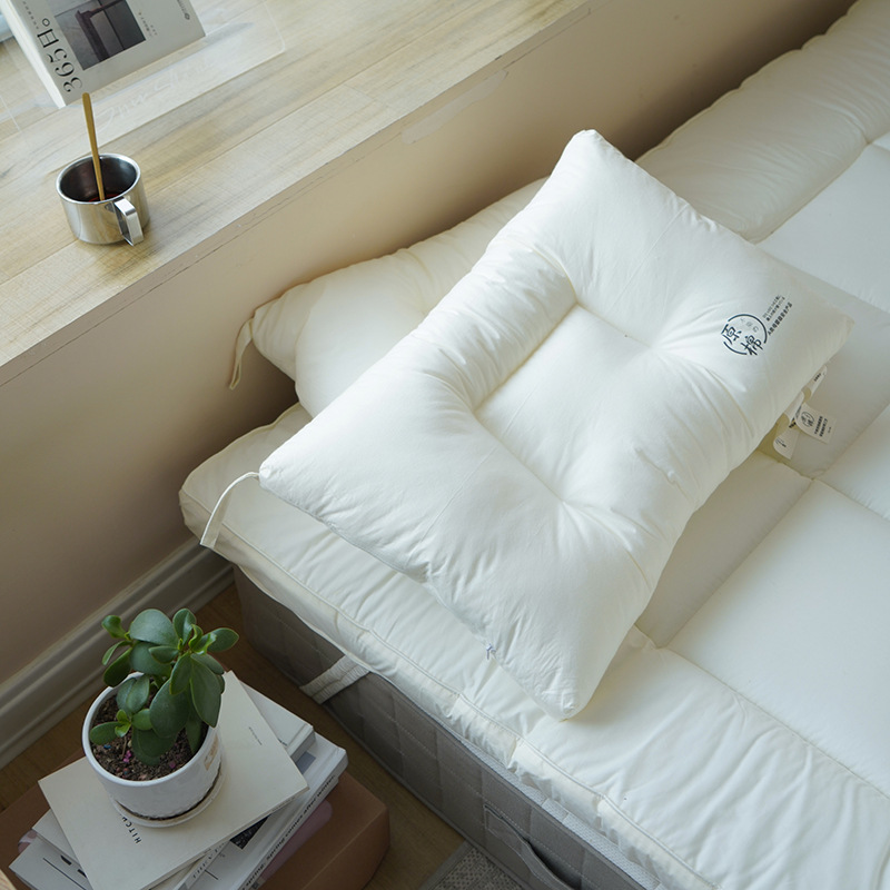 Estilo japonés de la madre y el niño de clase A cuello almohada Hotel piel-friendly cuello almohada núcleo hogar B & B almohada núcleo par