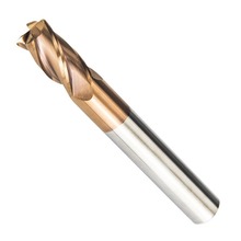 工厂直供钢用55度标准钨钢铣刀4刃硬质钨钢黑纳米涂层平刀