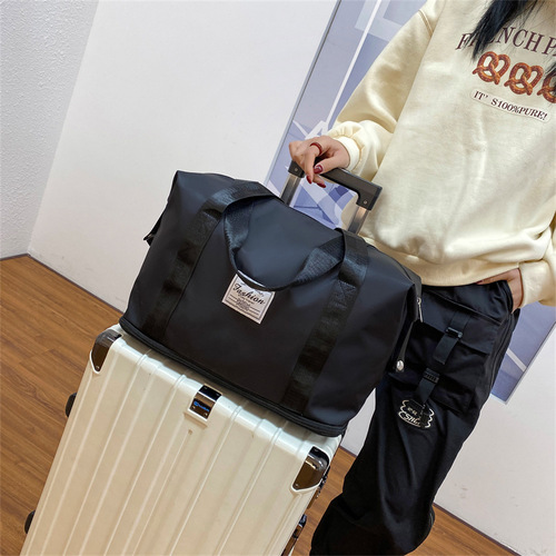 Men's trendy portable travel bag for short-distance business trips, large-capacity lightweight luggage bag, women's waterproof fitness bag, yoga bag