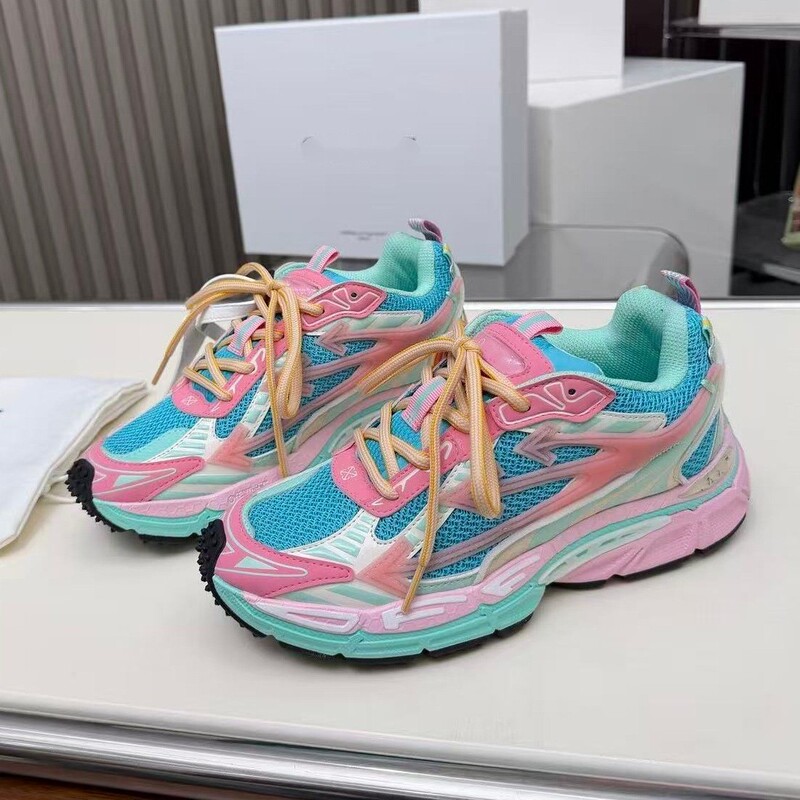 Cross-Border Original Off-White Dad Shoes High Version Unisex Retro Versatile Thick-Soled Casual Running Sneakers Cross-Border Original Off-White Dad Shoes High Version Unisex Retro Versatile Thick-Soled Casual Running Sneakers