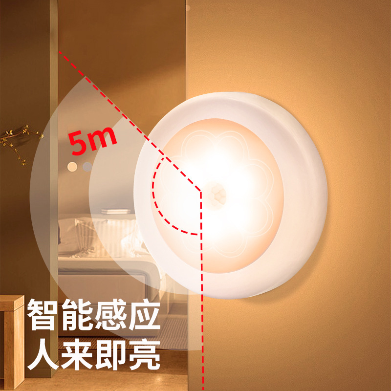 Induction Night Light Cross-Border Intelligent Light-Controlled Magnetic Led Cabinet Stair Wall Light Battery-Powered Human Body Sensor Light Induction Night Light Cross-Border Intelligent Light-Controlled Magnetic Led Cabinet Stair Wall Light Battery-Powered Human Body Sensor Light