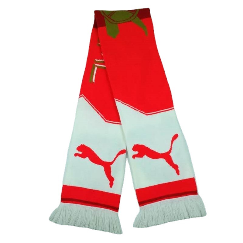 Muñeca de juguete de punto pequeña bufanda jacquard bufanda de Navidad bufanda muñeca de juguete bufanda fuente profesional fabricante