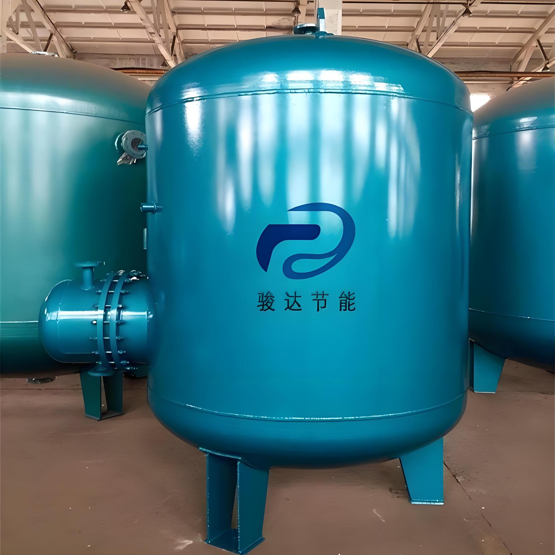 厂家直供立式浮动盘管容积式换热器 不锈钢换热器 机房换热设备