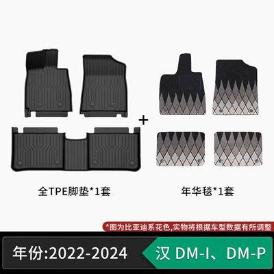 craftsmanship, eco-friendly material, zero — Modelə uyğun ayaqaltı - 22-24-models-of-byd-han-dm-i-dm-p-tpe-floor-mats-nianhua-carpet-surface