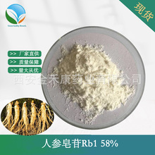 人参皂苷Rb1 58% rb1单体水溶人参根提取物人参总皂甙Rg3 Rh2现货