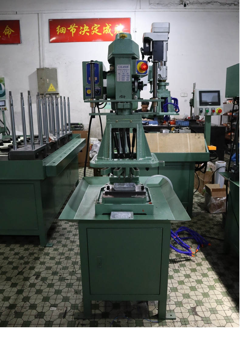 全自动攻牙机CX4508齿轮式攻丝机立式多轴攻丝机多头攻牙机设备
