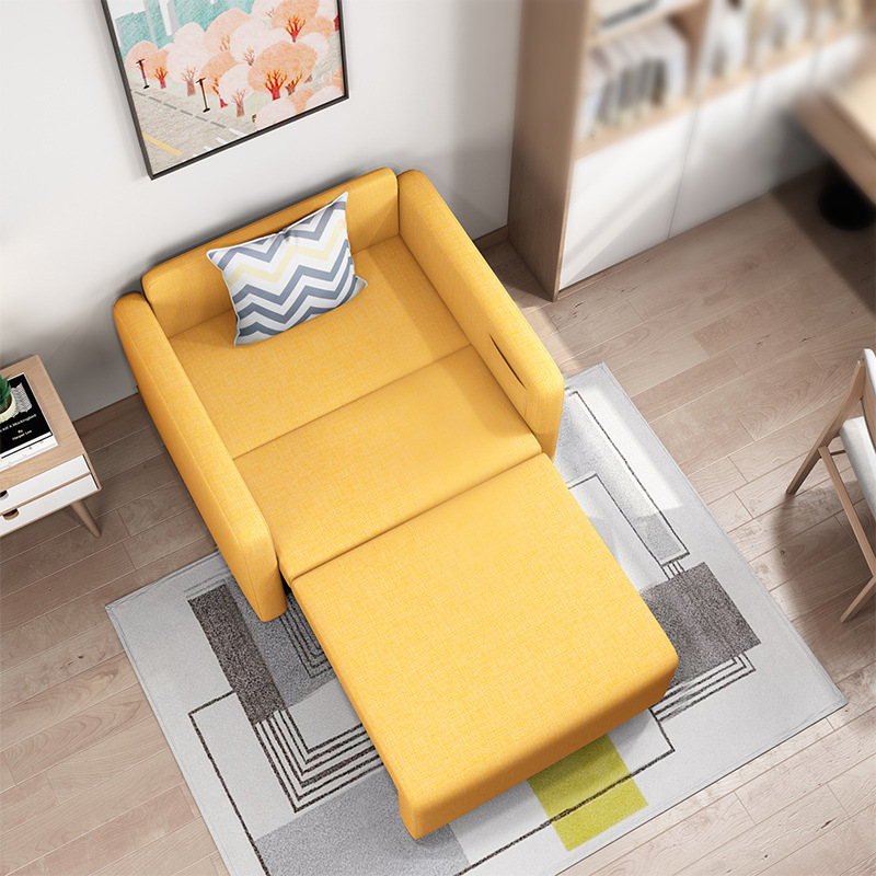 Sofá cama de una sola persona plegable pequeño estudio de la oficina almuerzo sofá silla multifunción sofá cama