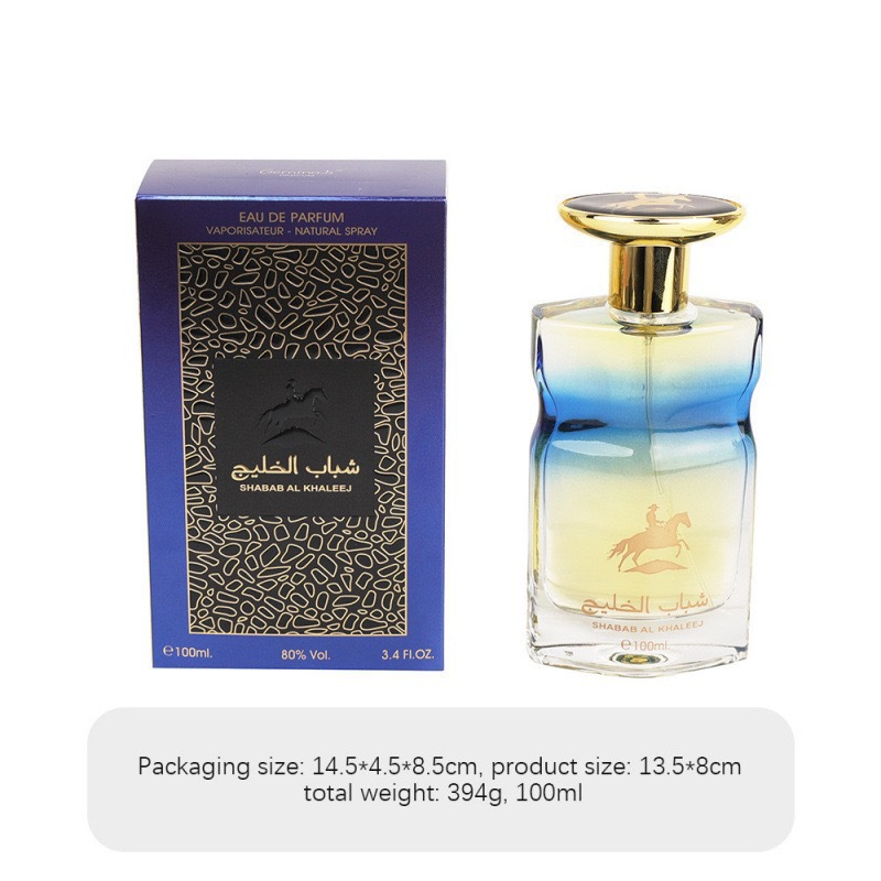 El perfume de mujer transfronterizo de comercio exterior dura 100 ml de incienso de madera, el perfume árabe de Oriente medio, el perfume de renombre masculino