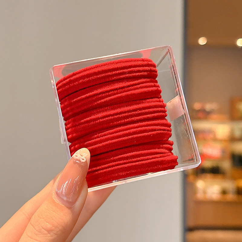 Coleteros de Alta Elasticidad, Estilo 2025, Bandas Elásticas para Mujer para Atar el Cabello, Coleteros Duraderos que No Tiraman del Cabello, Accesorios para el Cabello con Diadema.