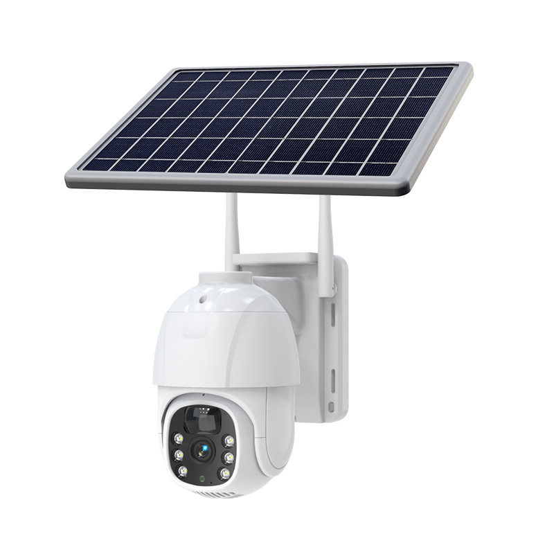 Nuevo juego de pelota transfronterizo cámara de vigilancia inalámbrica al aire libre 4G cámara solar de visión nocturna a color de alta definición