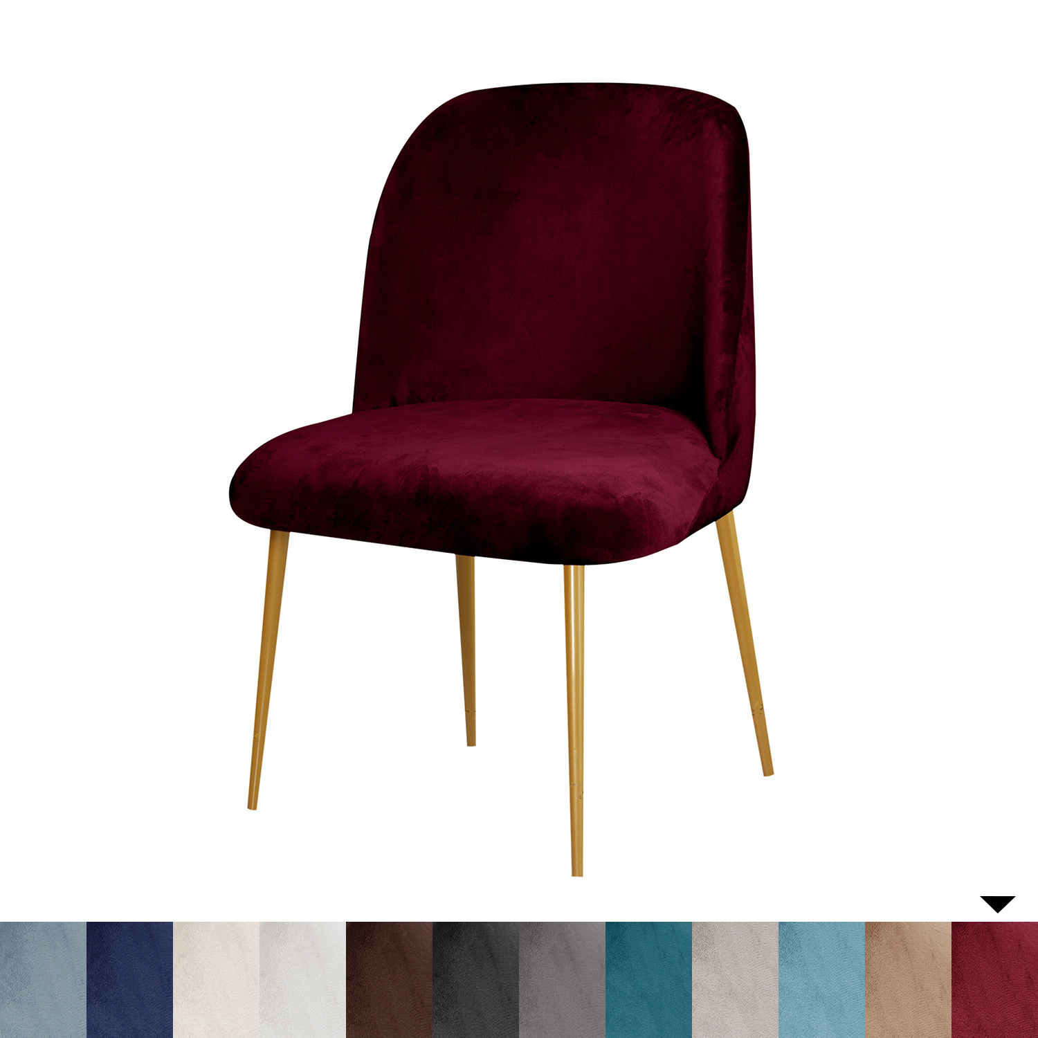 Cubierta de Silla en forma de arco redondo de terciopelo transfronterizo cubierta de silla de comedor elástica cojín de sofá integrado