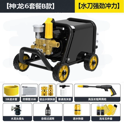 Gun, Portable Cleaning Machine, Portable car washer - shenlong-1500w-model-b-has-a-total-of-23m-tubes