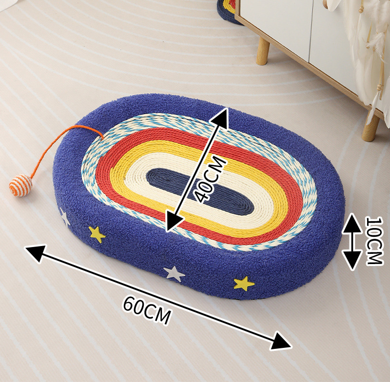 星空深い睡眠ポットボールスタイルサイザル麻ボール夏麻ロープスタイル深い睡眠ポット猫サイザル麻ポットドロップシッピング|undefined