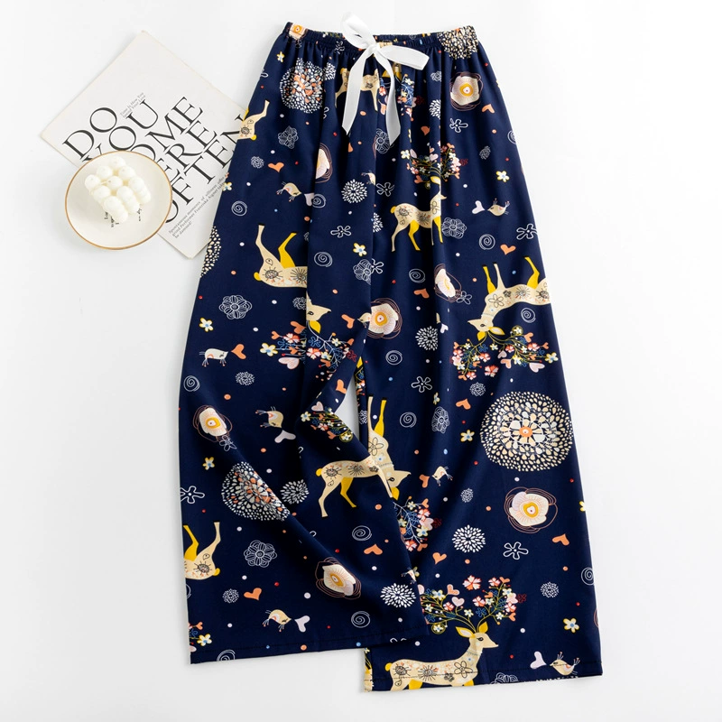 (Cross-border trading), summer thin comfortable cartoon trousers, oversize