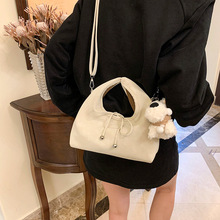 高颜值洋气手拎小包包女式2025新款复古时尚百搭单肩包小众斜挎包