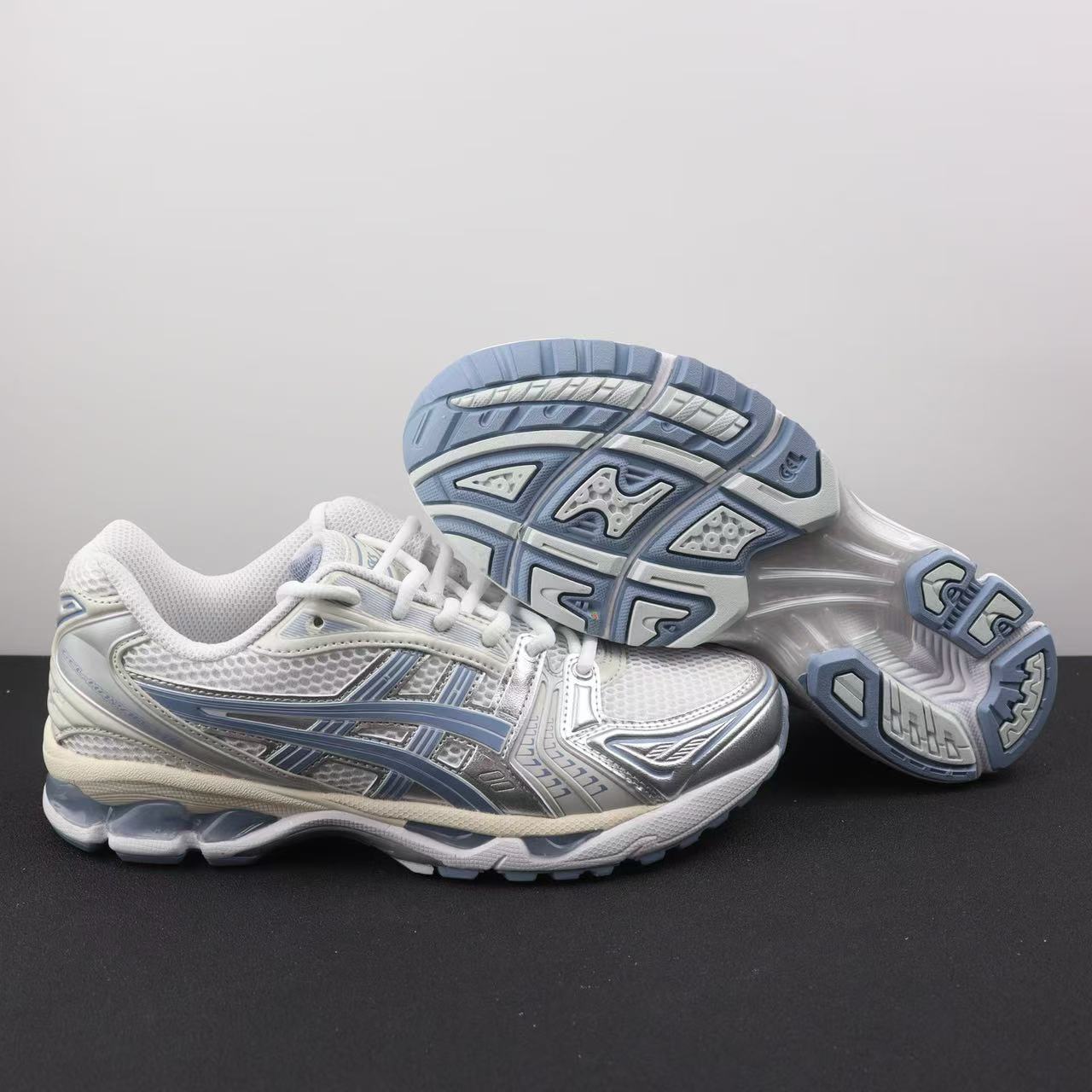 In-Stock Foreign Trade Kayano14 Mesh Breathable Non-Slip Wear-Resistant Running Shoes Versatile Casual Shock-Absorbing Unisex Sports Shoes